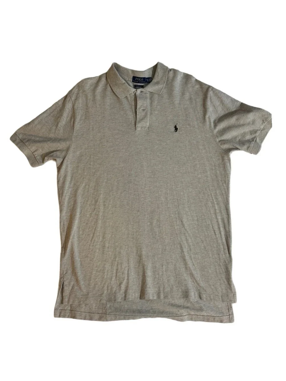 Polo Ralph Lauren Polo Shirt XL Classic Fit Gray Heather Short Sleeve Casual